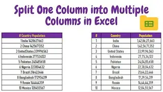 Split One Column Into Multiple Columns In Excel - Text To Columns Function In Excel