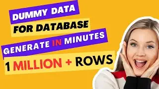 Generate Dummy content mysql and sql 