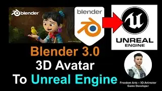 Blender 3D Avatar to Unreal Engine Game Character - Full Tutorial