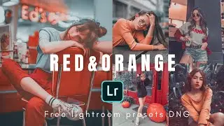 How to edit Red and orange tone using lightroom mobile app,Red and orange tone Preset