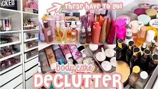 EXTREME DECLUTTER WITH ME! Bath & Body Works, Lotions, Body Oils, + More!