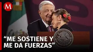 AMLO habla del cariño que tiene por Beatriz al acompañarlo en su trayectoria política