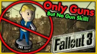 Can I Beat Fallout 3 with Only Guns but No Skill? 🔴 MDBs Bethesda Challenges