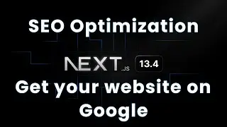 Next.js SEO Optimization | Get your website on Google