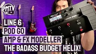 Line 6 POD GO Guitar Effects Processor Pedal Demo - Is It A Budget Helix?