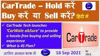 CarTrade - A simple analysis of if you should hold, buy or sell CarTrade share based on latest news!
