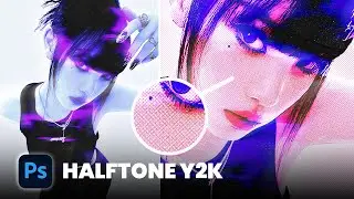 Master Halftone Y2K Effect in PHOTOSHOP | Step-by-Step Guide!