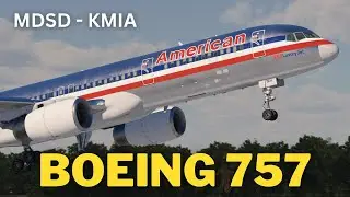 Santo Domingo - Miami | MDSD - KMIA| Boeing B757-200 | X-Plane 12