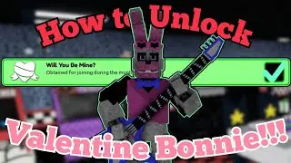 How to Unlock Valentine Bonnie!!! | Fazbears Revamp | Roblox