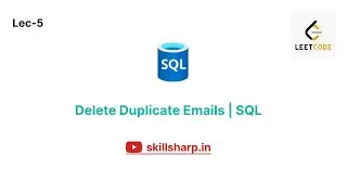 Delete Duplicate Emails | LeetCode | Easy | SQL