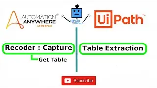 Extract Table in AA 360 and UiPath