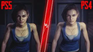 Resident Evil 3 Remake PS4 vs PS5 Ray Tracing ON - Direct Comparison! Attention to Detail & Graphics