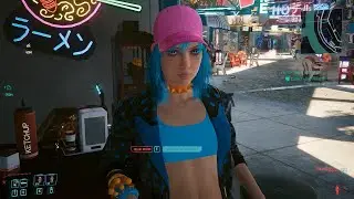 Save and flirt Blue Moon in Cyberpunk 2077