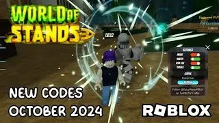 Roblox World Of Stands New Codes October 2024