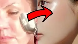 YOU WON 'T BELIEVE IT , I REJUVENATED MY FACE IN 10 Minutes ! SUPER Cleaning of wrinkles and spots