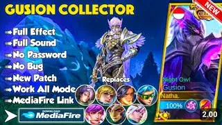 Script Skin Gusion Collector - Night Owl No Password | Voice Indonesia English Japan | New Optimized