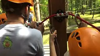 Веревочный парк в программе городского лагеря Высота в Балашихе