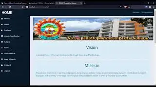 Class and Exam Timetabling System in PHP DEMO