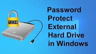 🔒How to Password Protect External SSD in Windows ➡️Without Third-Party Software💯in 2024