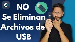 💡¿Cómo ELIMINAR archivos de una UNIDAD USB que No pueden ser ELIMINADOS? [5 Soluciones]