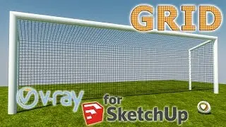 V ray For Sketchup Tutorial - Grid Material