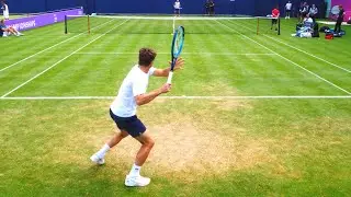 Casper Ruud Training - Court Level View - ATP Tennis