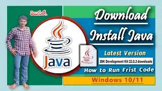 How to Download and Install Java Jdk On Windows 10 ll 11 Latest 2024