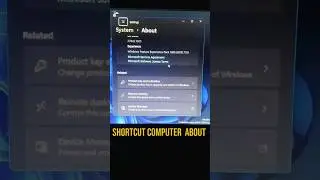 windows + pause break #windows #trending #shorts #shortcut #tricks
