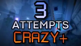 I beat a CRAZY+ Map in 3 ATTEMPTS (Whirlwind Wasteland) | Flood Escape 2