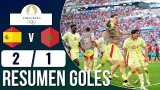 España vs Marruecos | 2-1 | Resumen y Goles | París 2024 Fútbol masculino | españa marruecos