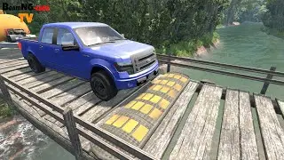 Cars vs Massive Speed Bumps #14 - BeamNG.drive | BeamNG-Cars TV