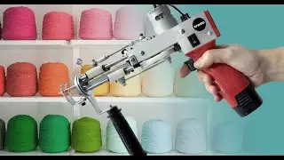 Tufting AK-L Cordless Kreoho Red - Cut & Loop Pile