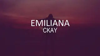 Ckay -- Emiliana (Video Lyrics)|All because of you I be on the phone all night long