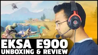 EKSA E900 Gaming Headphone Unboxing, Review & Mic Test | Best gaming headphones under 2000