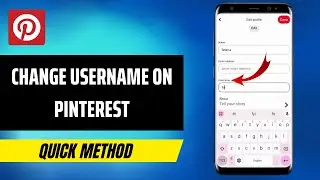 How To Change Username On Pinterest