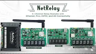 NetRelay - 6-Ch Relay | Pico | Ethernet | 4G Network | Wi-Fi