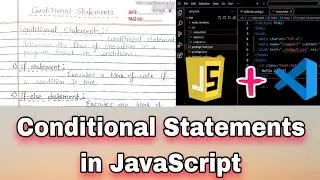 Conditional Statements in JavaScript | JavaScript Tutorial for Beginners 