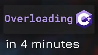 #36 Method Overloading in C# Programming (Hindi)