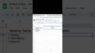 See Your Meeting Locations in Google Sheets - Event Chip Data Extraction