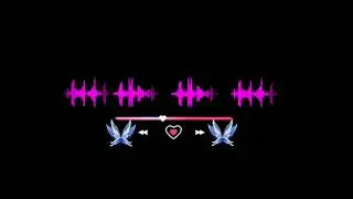 1minute audio visualizer black screen video | music player icon background effects | editing