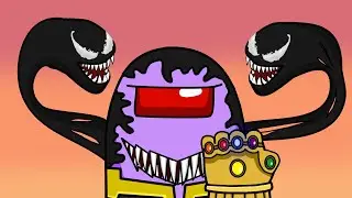 Thanos absorbs Venom's Inside him Among us Ep 5 to 6  - Avengers Animation ft. Henry Stickmin