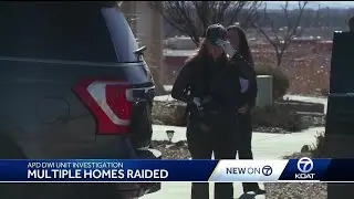 Albuquerque police officers' homes raided in FBI investigation