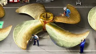 How They Build Gigantic Ship Propellers by Hands