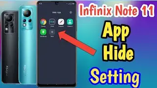 How to hide apps in infinix note 11/infinix note 11 me app hide kaise kare/app hide setting