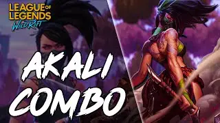 LOL WILD RIFT: АКАЛИ КОМБО | AKALI COMBO