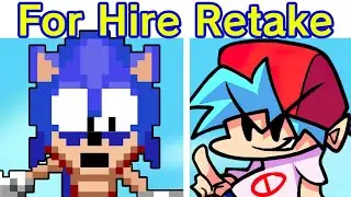 Friday Night Funkin VS Dorkly Sonic For Hire | Funkin for Hire Retake [FANMADE DEMO] (FNF Mod)