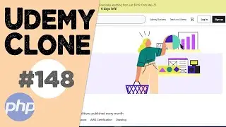 #148 Single course page | Udemy clone from scratch in php | Quick programming tutorial