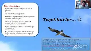 YALIN KILIÇ TÜREL - UZAKTAN EĞİTİM SÜRECİNDE SINIF YÖNETİMİ VE ÖĞRETİM TASARIMI