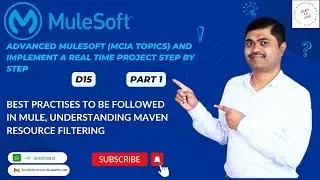 MULE ADVANCED - DAY15 BEST PRACTISES TO BE FOLLOWED AND UNDERSTAND MAVEN RESOURCE FILTERING