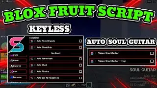 BLOX FRUITS Script Mobile AUTO SOUL GUITAR | NO KEY | BOSS FARM | BONE FARM | MATERIAL & MORE